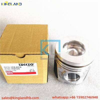 C7.1 engine Piston kit with pin and clips 415-4315 4154315 For CAT aftermarket