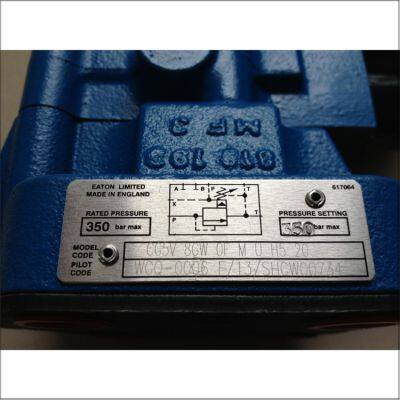 Vickers High Pressure Size Ratio Low Internal Leakage Solenoid Valve DG4V-3-2A-M-U-H7-60 photo-3