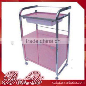 Beiqi Newest Mobile Rolling Salon Trolley Cart for Beauty Hair Salon Shop in Guangzhou