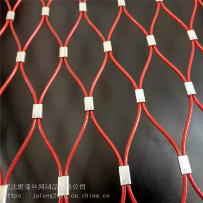 High Strength Stainless Steel Rope Mesh For Bridge Side Safety Barrier Net