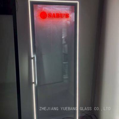 beverage cooler glass door