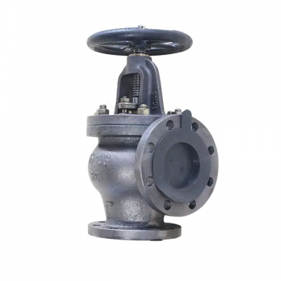 China Factory JIS 5K F7354 Marine Angle Valve Cast Iron FC200 Flange Manual Electric Manual Marine Valves for Water Oil Gas photo-6