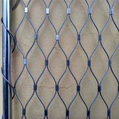 304 Stainless Steel X-Type Rope Mesh for Balustrade and Handrail Protection