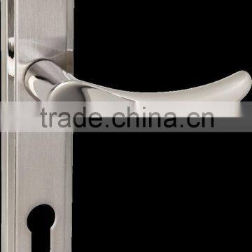 85mm zinc alloy door hardware handle with plate 727 210