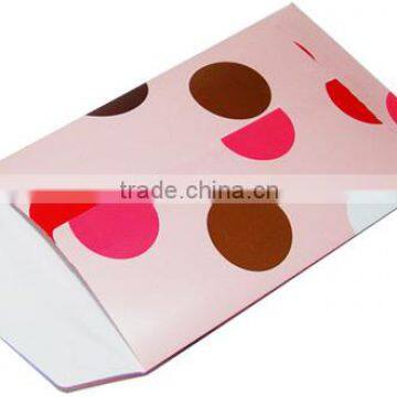 Colorful card envelope with printing