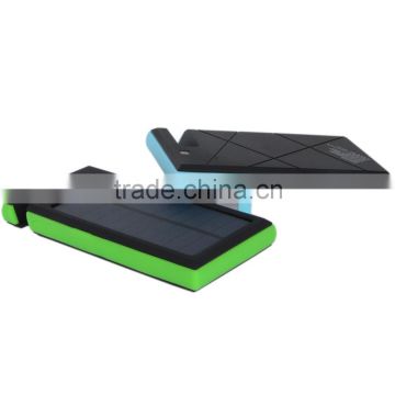 cell phone solar power bank 8000mah mobile power supply OEM