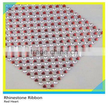 Plastic Gold Rhinestone Mesh 10 Rows 5 Yards Sew on Rhinestone Plastic Banding Ribbon Roll photo-3