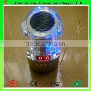 Aluminum Alloy TF Card Music Play Mini Crystal Bluetooth Speaker photo-2