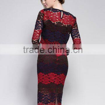 Patterns of Lace Evening Dress Business Women Pictures of Design Skirt Suit photo-5