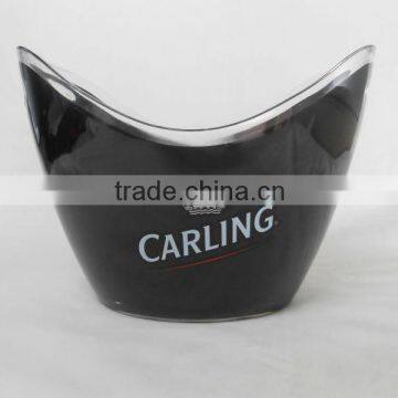 3.5L Double Handle Plastic Ice Bucket PS material