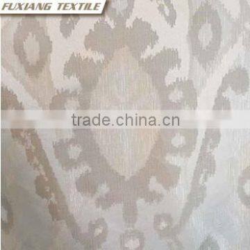 100% Polyester Jacquard Geometric Window Curtain Fabric photo-3