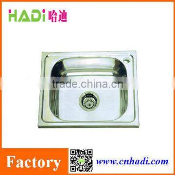 cheap foshan hadi single bowl topmount stainless steel kitchen Sink HD5040