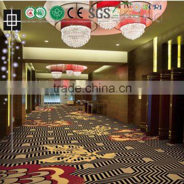 Hotel Room Rubber Back Plain Color Stretch Yarn Nylon Printed Carpet