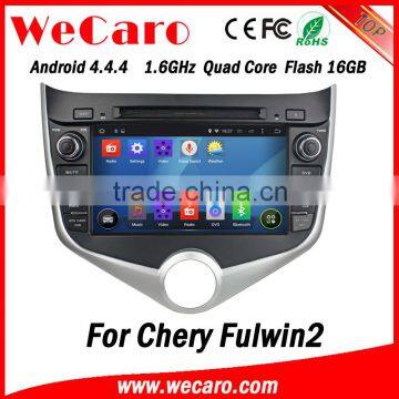 Wecaro WC-MC8029 Android 4.4.4 car gps navigation 1024*600 for chery fulwin2 radio Steering Wheel Control