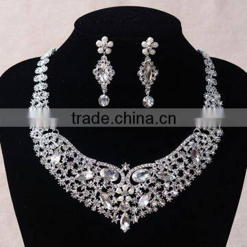 2016 New Product China Supplier Statement Crystal Necklace Set photo-3