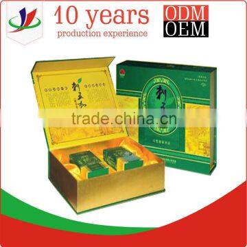 chinese tea in yellow box