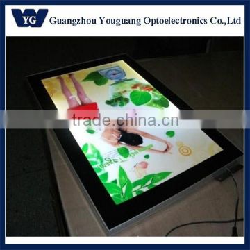 LED super slim aluminum magnetic light box