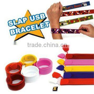 wholesale slap bracelet usb flash drive 1gb 2gb 4gb 8gb