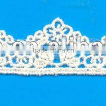 2012 new bridal veil cotton lace trim