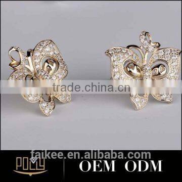 925 Sterling Silver Jewelry Wholesale Beautiful Engagement Earring Jewelry