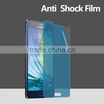 Accept Paypal 0.35mm Thickness Custom blue import tpu shatter-proof screen protector for sam A7 screen film