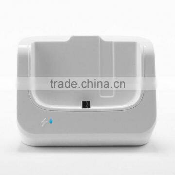 White Double USB Sync Cradle stand Desktop Dock Charger for Galaxy s4 SIV i9500