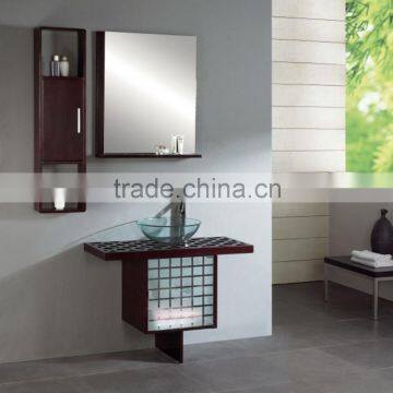 Glass Art Basin Bathroom Vanity Z132