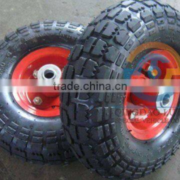 rubber wheel, hand trolley wheel 3.50-4