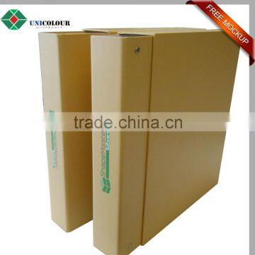 Custom design durable cardboard office stationery file folder