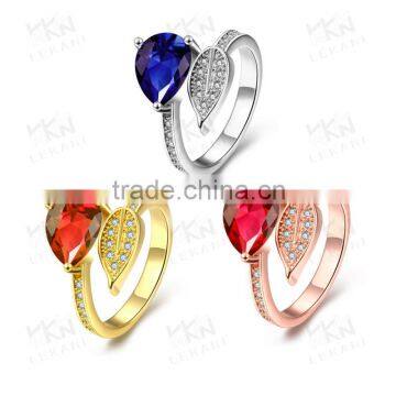 KZCR293 18K Gold Plated Jewelry Love Heart Ring photo-6