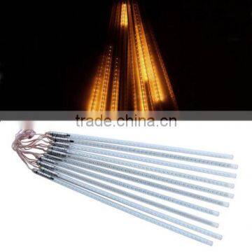 10 Tubes String 50cm 3528 60smd Warm White Meteor Shower LED Light Party Lamp