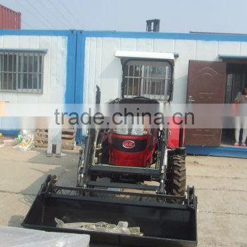 35hp mini farm tractor with front loader and backhoe