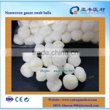 30% viscose 70% terylene absorbent non-woven balls