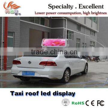RGX-Latest and hot products led taxi cab top light led screen/advertising display for car