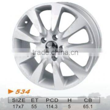 alloy wheel, 17"x7 534