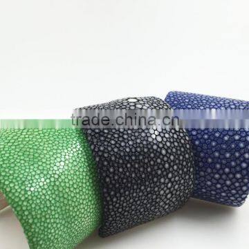 Luxury High End Quality Real Stingray Cuff Bangle Bracelet Cuff Stingray Bangle photo-4