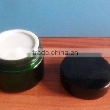 50ML Green Luxury Elegant Glass Cosmetic Jar