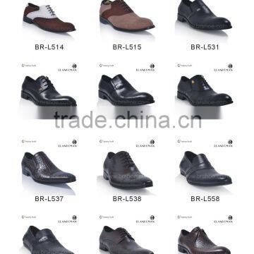 Fashion high class mens leather delicacy dress shoes