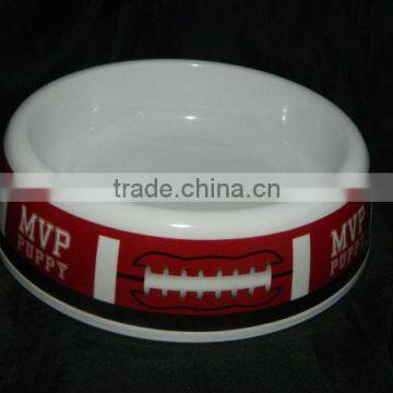 100% melamine dog bowl