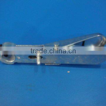 Hvac metal handle for volume control damper