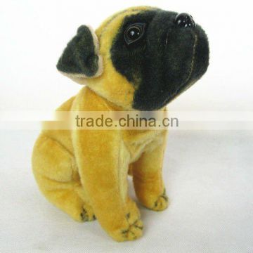 Plush Cream Pug Puppy Dog