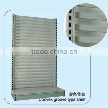 2016 HOT SALE Supermarket Convex Groove Type Shelves China factory professional manufacture