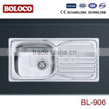 BL-906 Economical one piece stainless steel sink