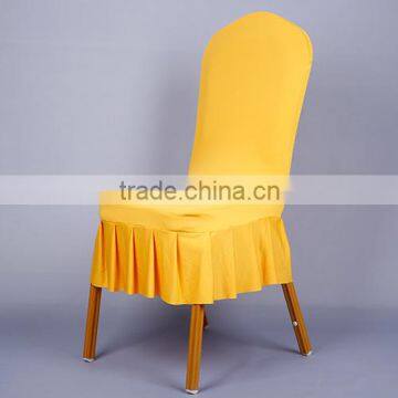 high quality ruffled cheap chair covers wedding decoration