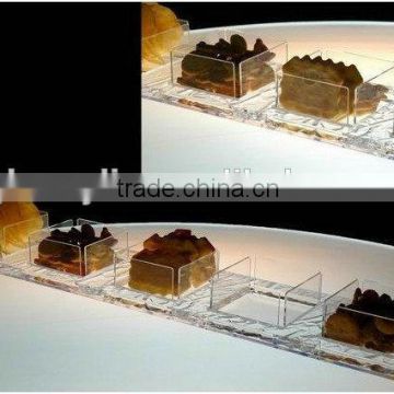 Cheaper price acrylic plastic cake box