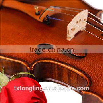 High Quality Stringed Instrument Violin Flamed Matte Violin 4/4 1/8 TL003-1 photo-3