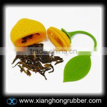 Eco-friendly Silicone Strawberry Tea Strainer