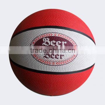 basket ball rubber material factory sales directly