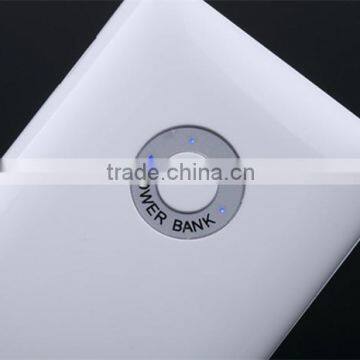 White Fashion 4800mAh 5V 1A Portable Power Bank Charge for Mobile Phone