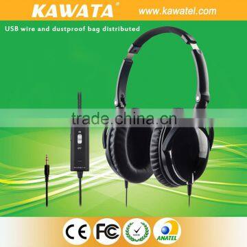 3.5mm noise cancelling comupter game headset without mic